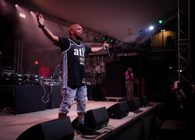DJ. Jelly performs at the Mass Appeal x Hulu “Freaknik: The Wildest Party Never Told” showcase at Stubb’s at SXSW Wednesday March 13, 2024.